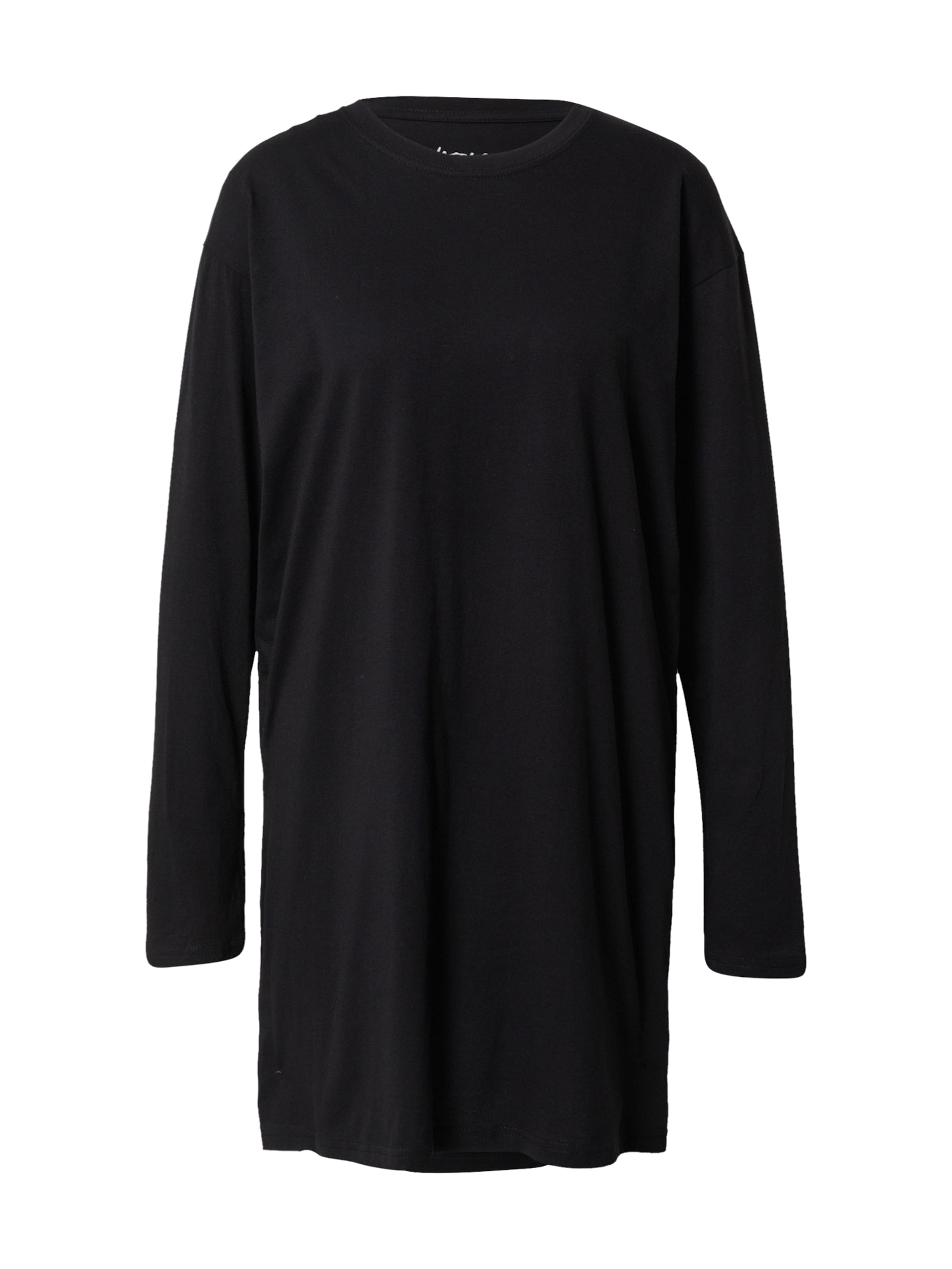 Nasty Gal Dress 'Motorcycle' in Black: front