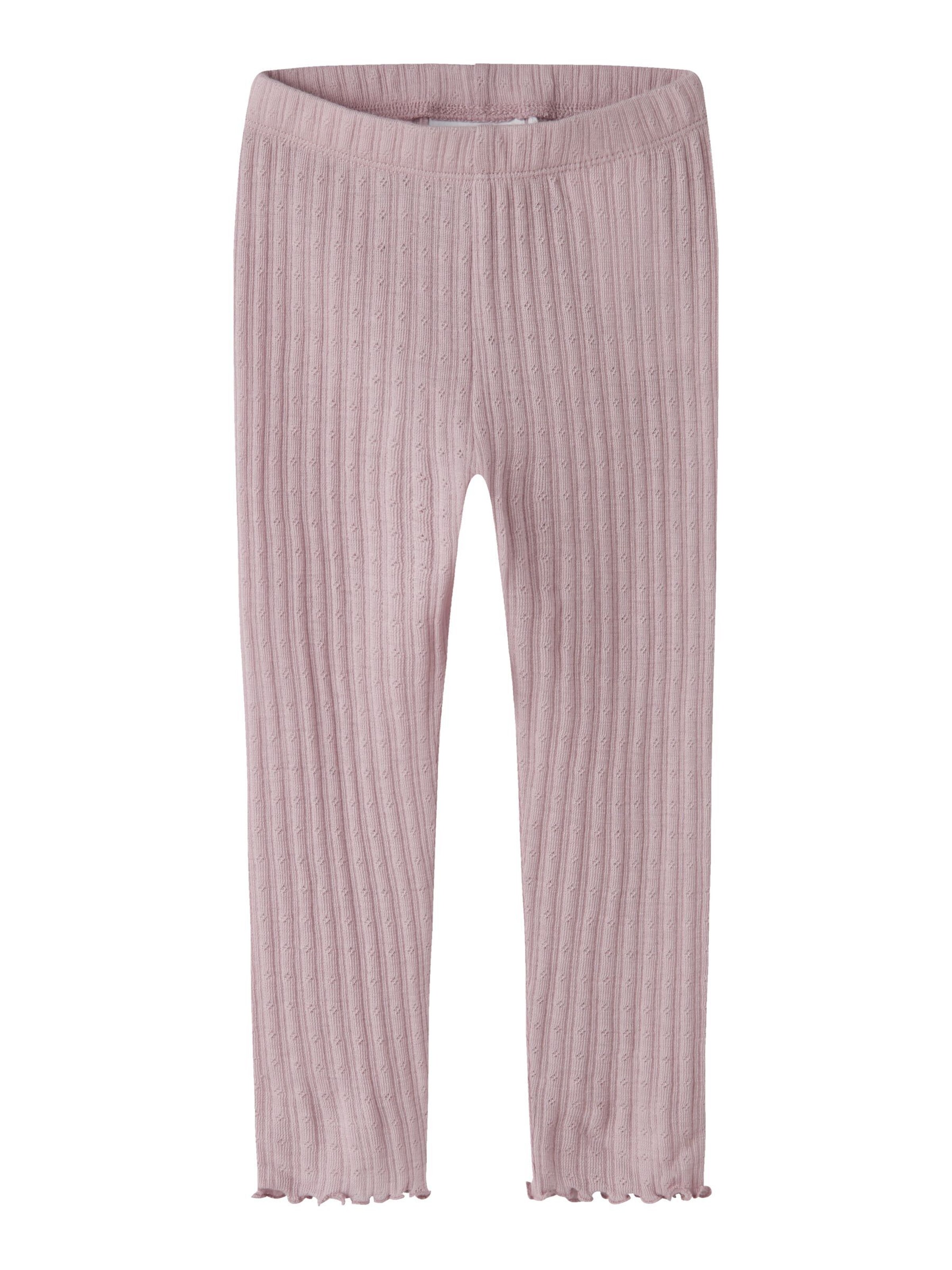 Coupe slim Leggings NAME IT en violet : devant