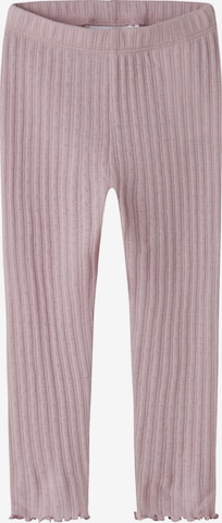 Coupe slim Leggings NAME IT en violet : devant