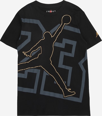 Tricou de la Jordan pe negru: față