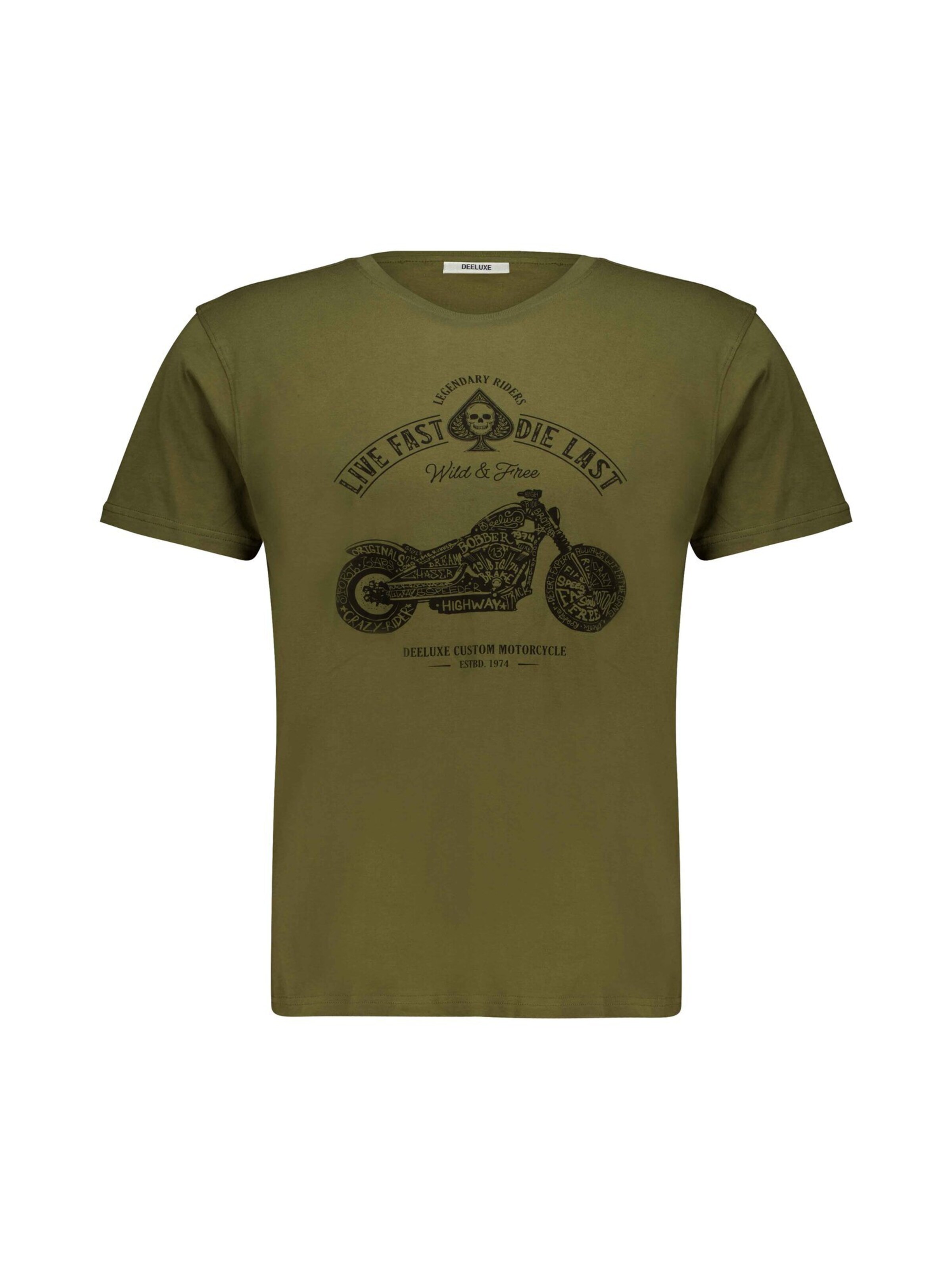 Deeluxe Shirt 'Park' in Groen: voorkant