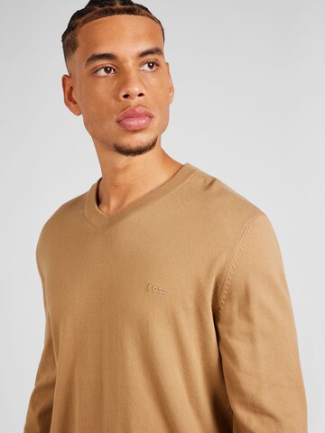 Pullover 'Pacello' di BOSS in beige