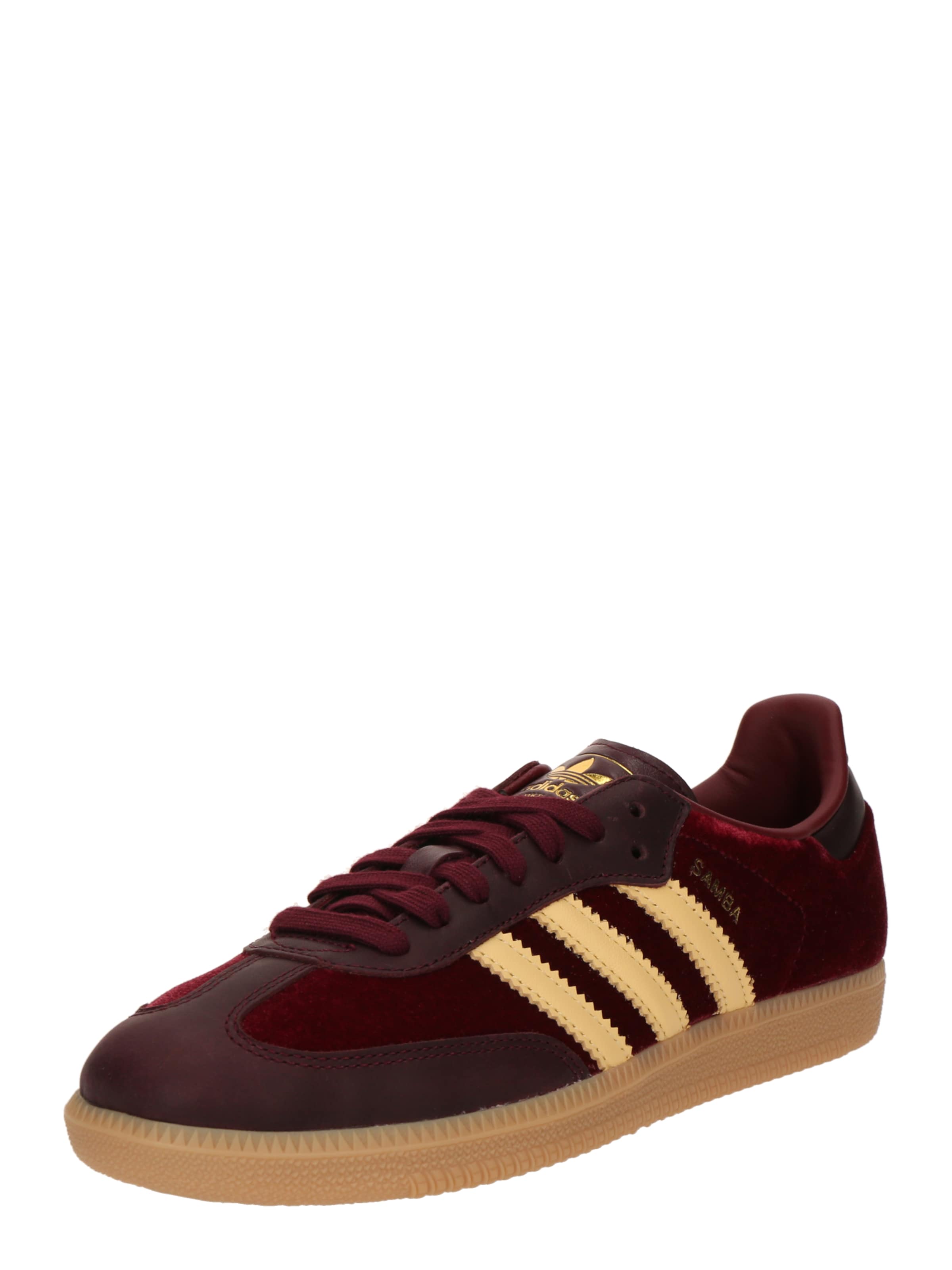 ADIDAS ORIGINALS Platform trainers 'SAMBA' in Beige / Wine red, Item view