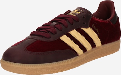 Sportbačiai be auliuko 'SAMBA' iš ADIDAS ORIGINALS, spalva – smėlio spalva / vyno raudona spalva, Prekių apžvalga