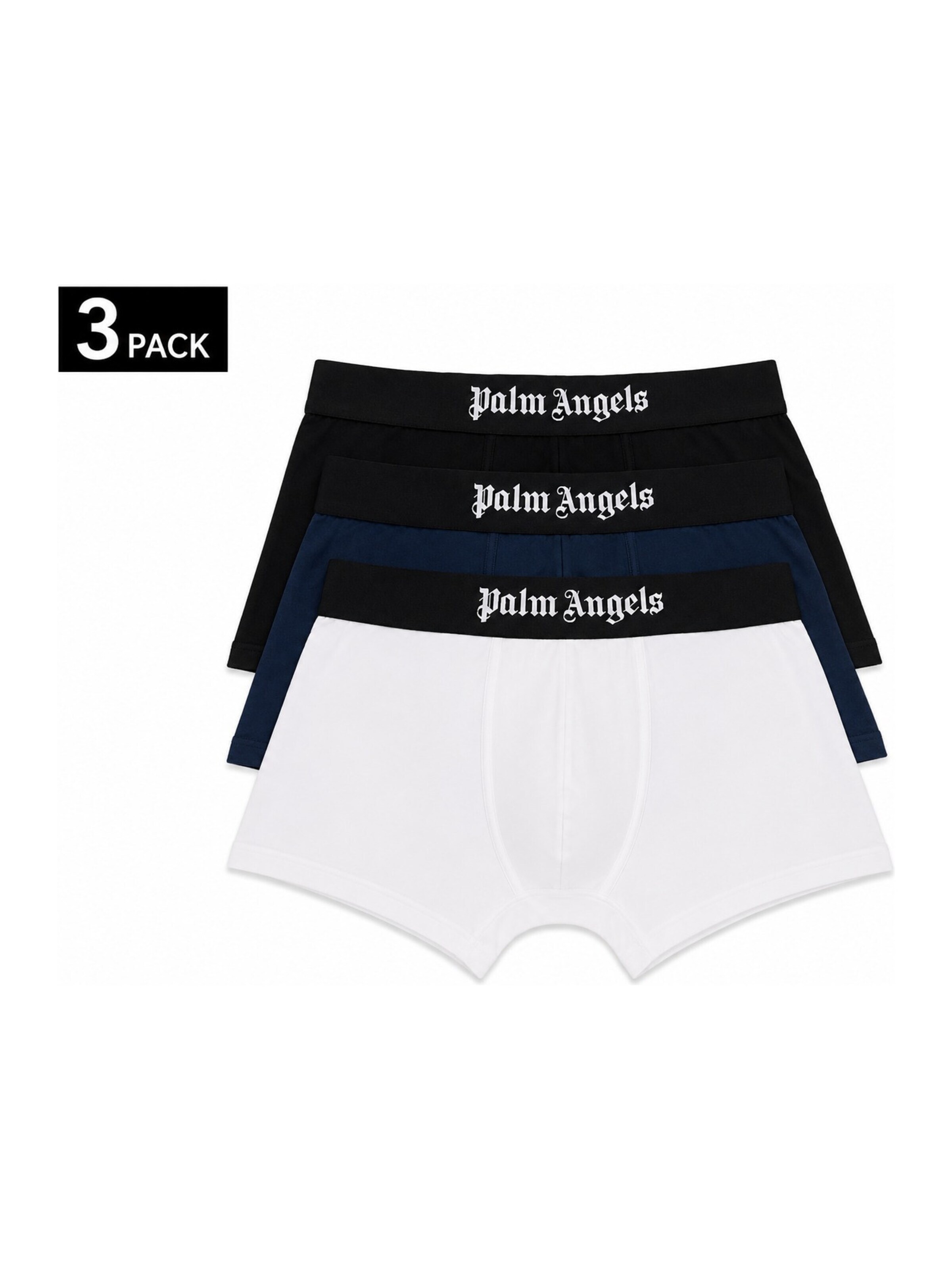Boxer di Palm Angels in bianco: frontale