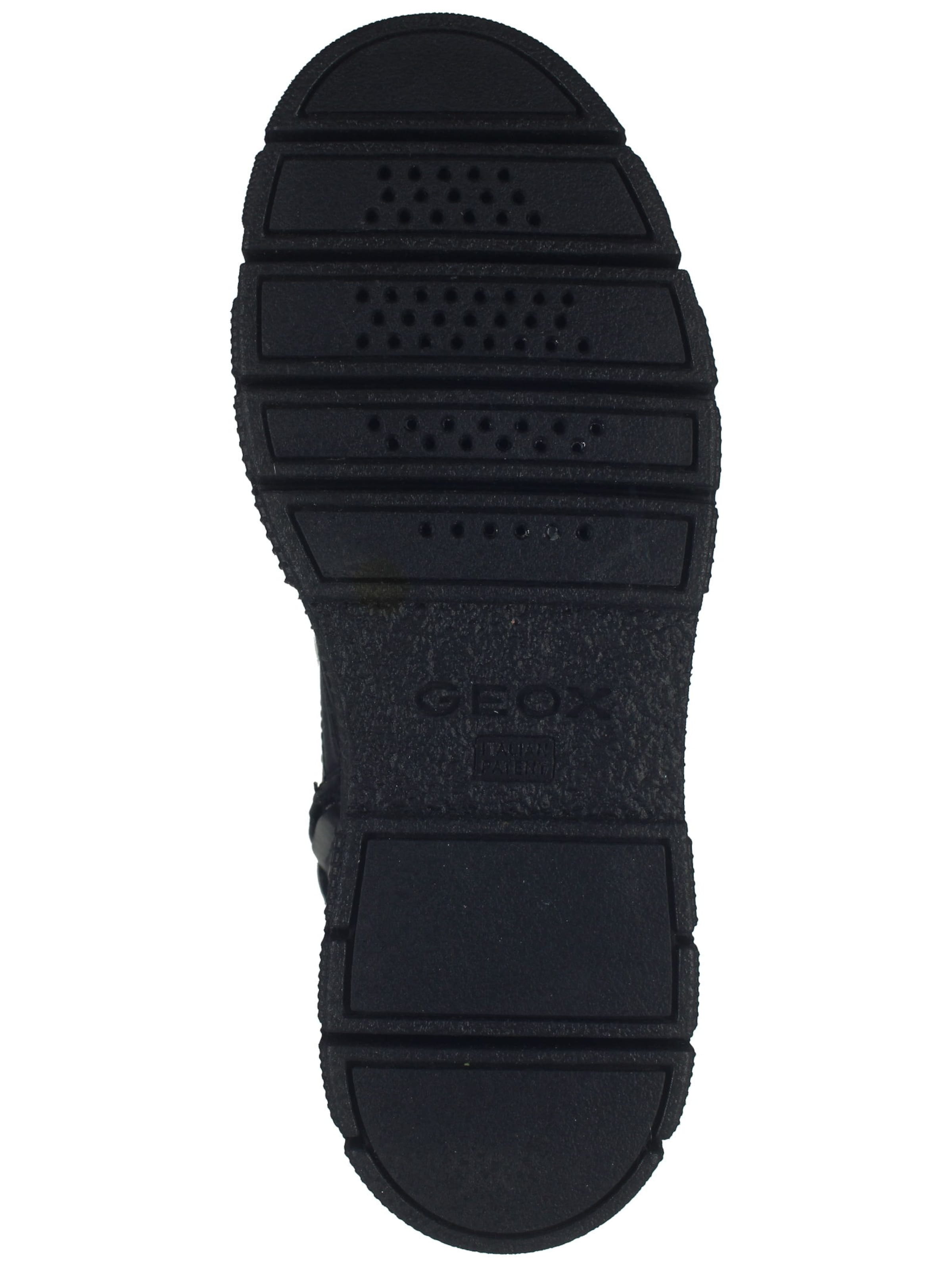 GEOX Schnürstiefelette in Schwarz