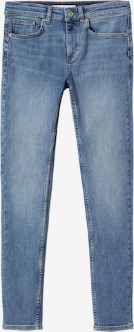 MANGO Skinny Jeans in Blue: front