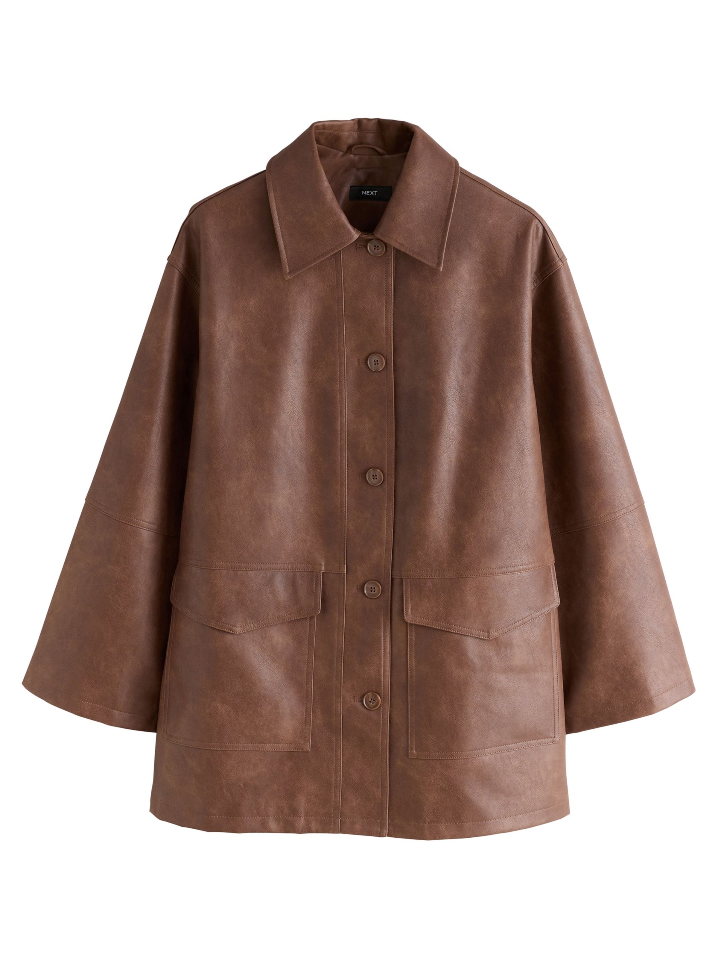 Next Jacke in Braun: Vorderseite