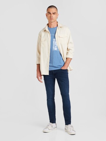 JACK & JONES Slimfit Jeans 'JJILIAM JJORIGINAL' in Blau
