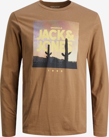 JACK & JONES Shirt in Braun: front