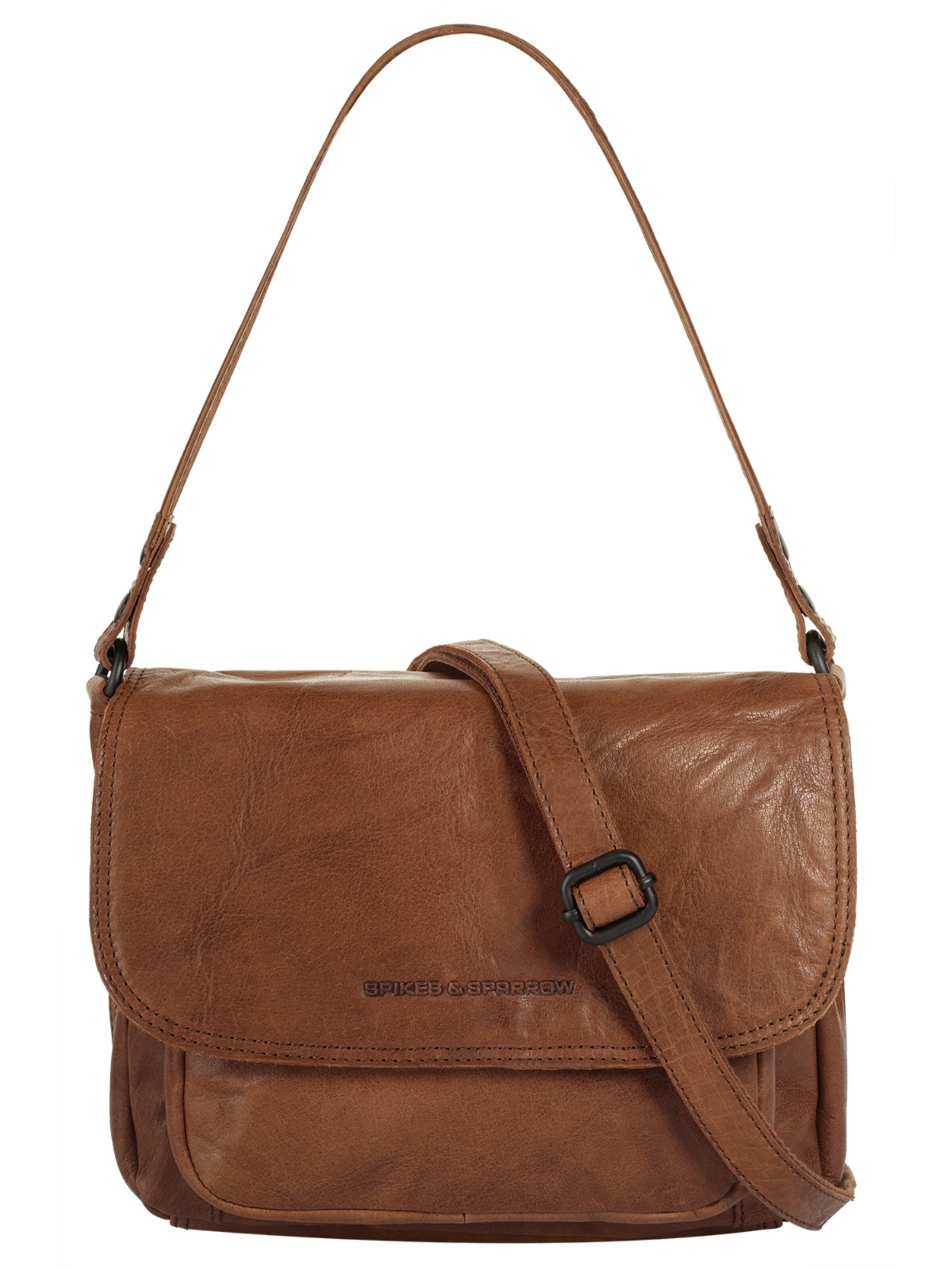 Spikes & Sparrow Crossbody bag in Brown: front