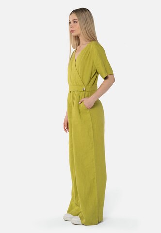 FRESHLIONS Jumpsuit 'Kira' in Grün