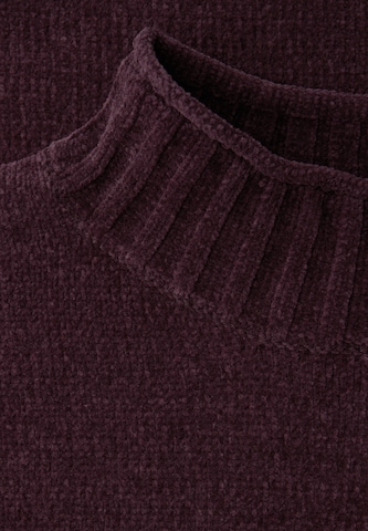 STREET ONE Sweater 'Chenille' in Purple
