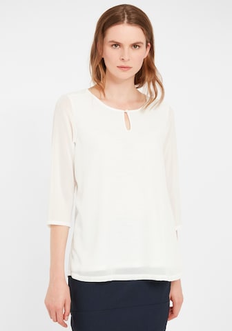 Fransa Blouse 'Zawov 1' in Wit: voorkant