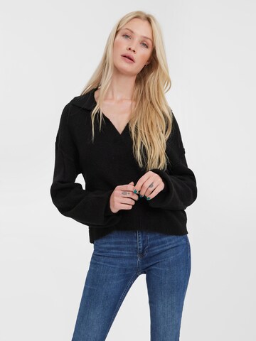 VERO MODA Sweater 'LUCI' in Black: front