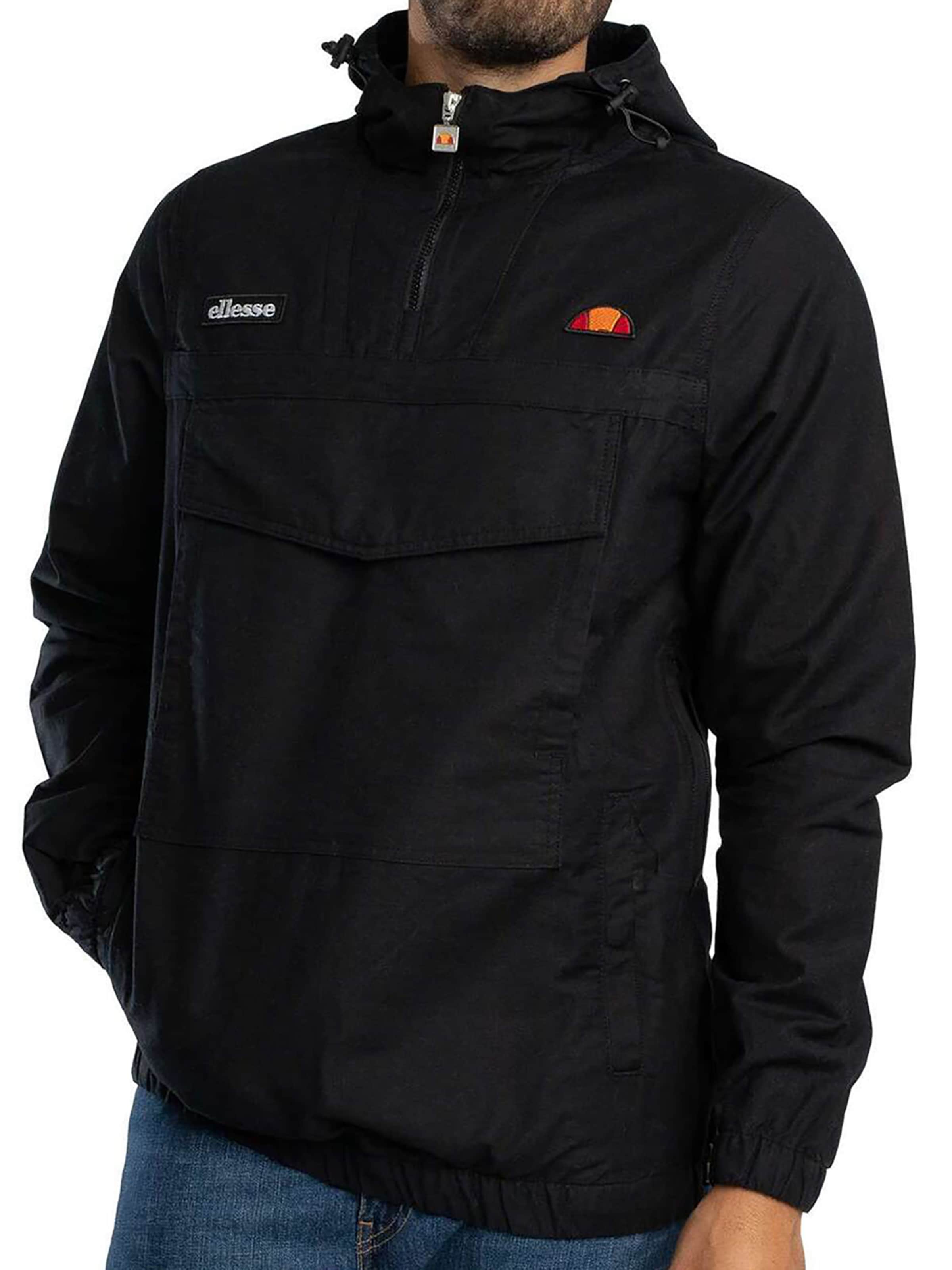 ELLESSE Between-Season Jacket 'Mont 3 OH' in Black: front