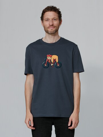 Watapparel T-Shirt ' Sloth ' in Grau: Vorderseite