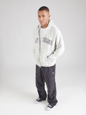 CONVERSE - Sudadera con cremallera 'RETRO CHUCK' en gris