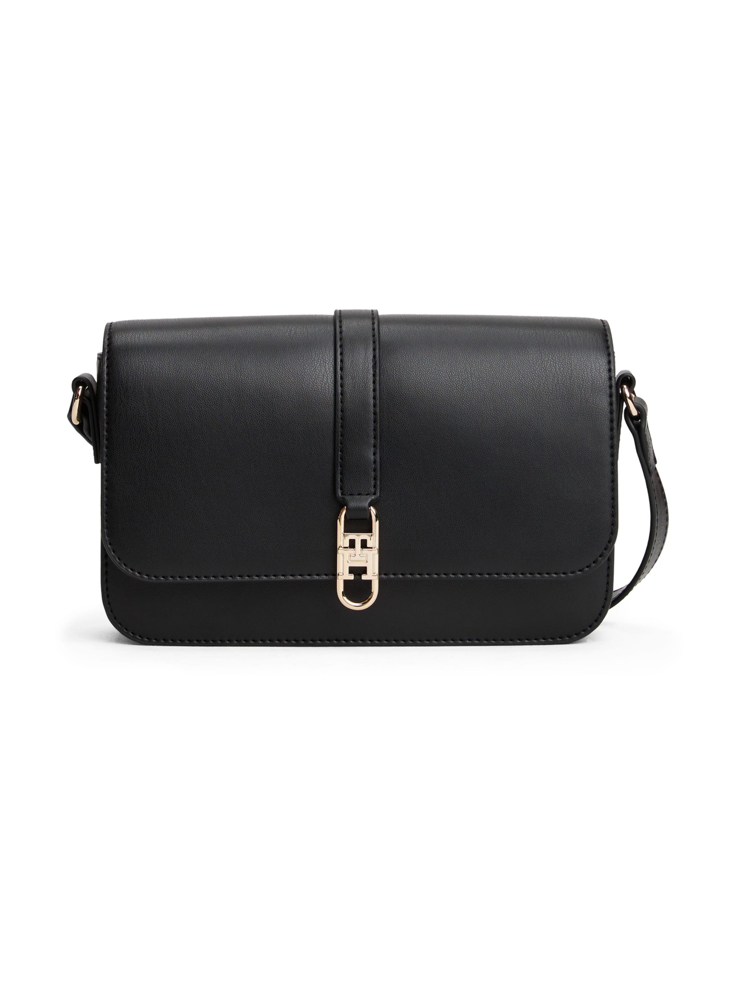 Geantă de umăr de la TOMMY HILFIGER pe negru: față