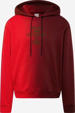 PUMA Sportsweatshirt 'First Pick' in Rot: front