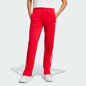 ADIDAS ORIGINALS Regular Trousers 'Adicolor Classics Firebird' in Red: front