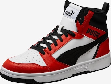 Sneaker înalt 'Rebound V6' de la PUMA pe roșu: față