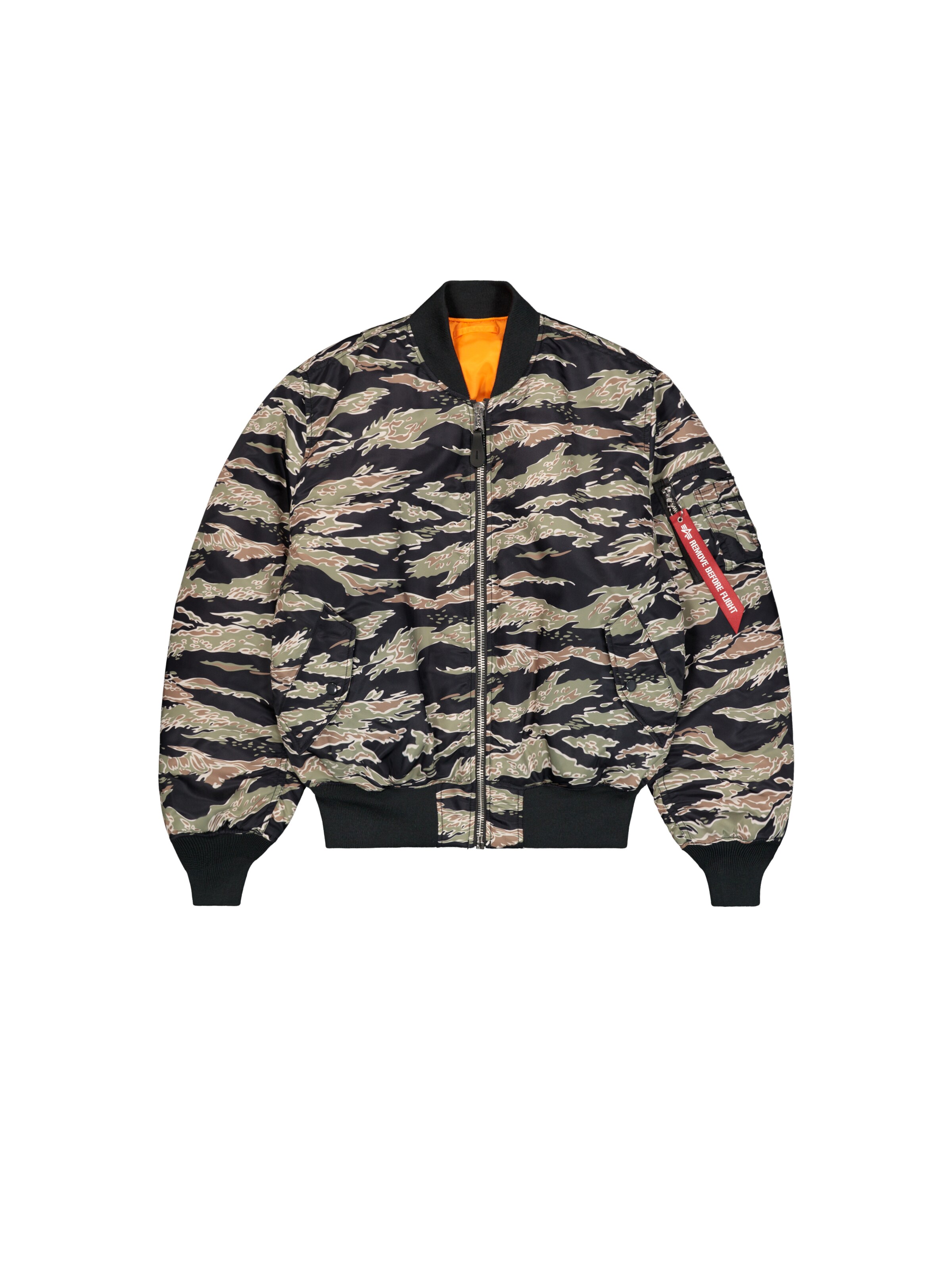 ALPHA INDUSTRIES Between-Season Jacket 'MA-1 Heritage' in Black: front