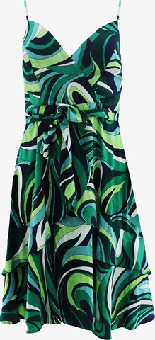 Apricot Summer Dress in Green: front