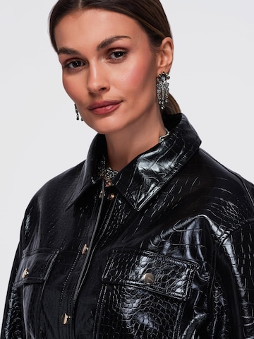 Ombre Between-Season Jacket in Black