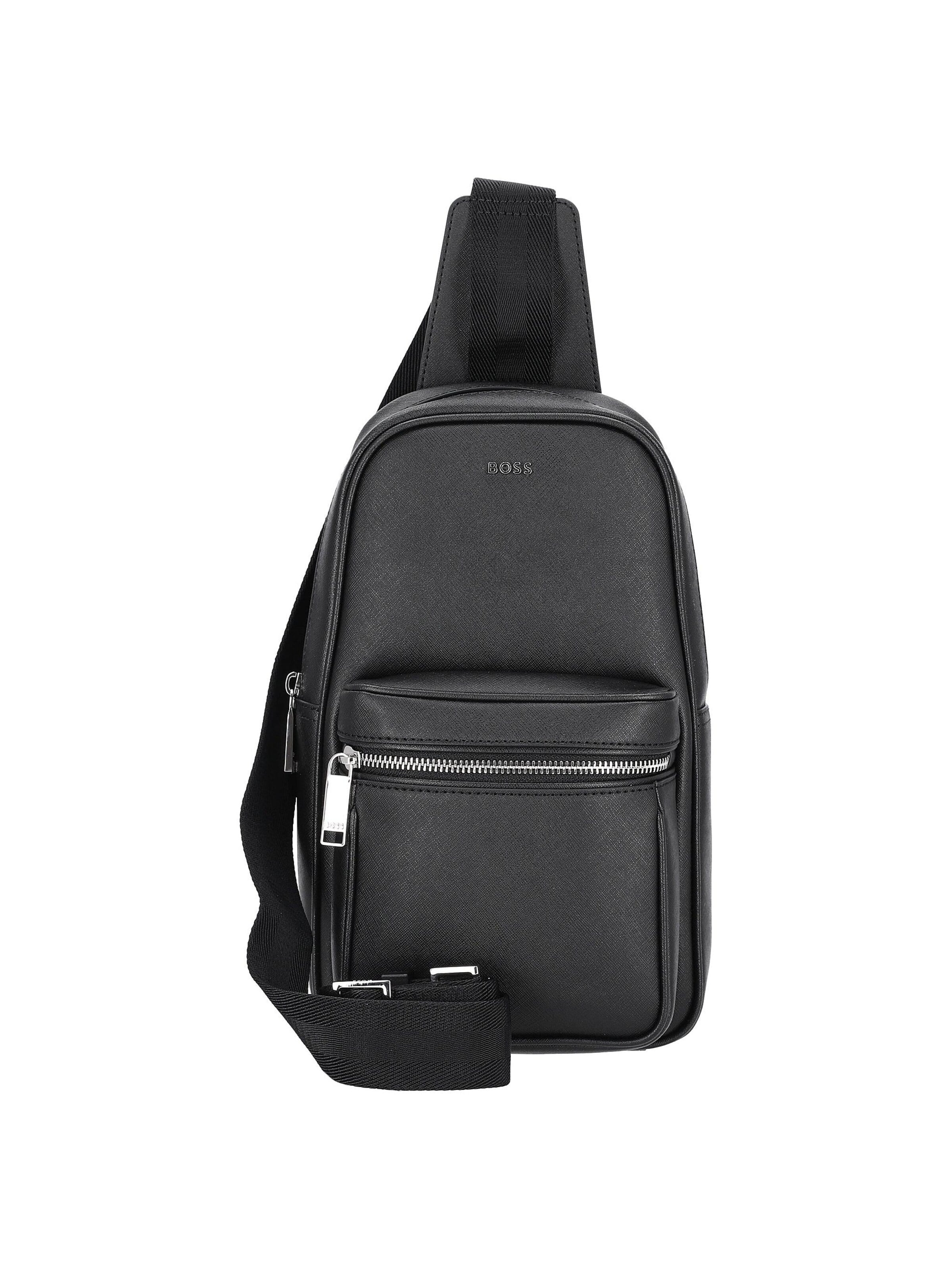 HUGO BOSS Crossbody bag 'Northon' in Black: front