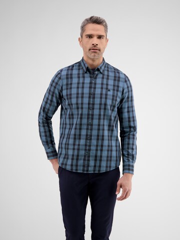LERROS Regular fit Overhemd in Blauw: voorkant