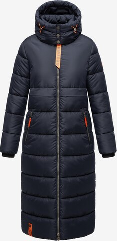 Manteau d’hiver NAVAHOO en bleu : devant