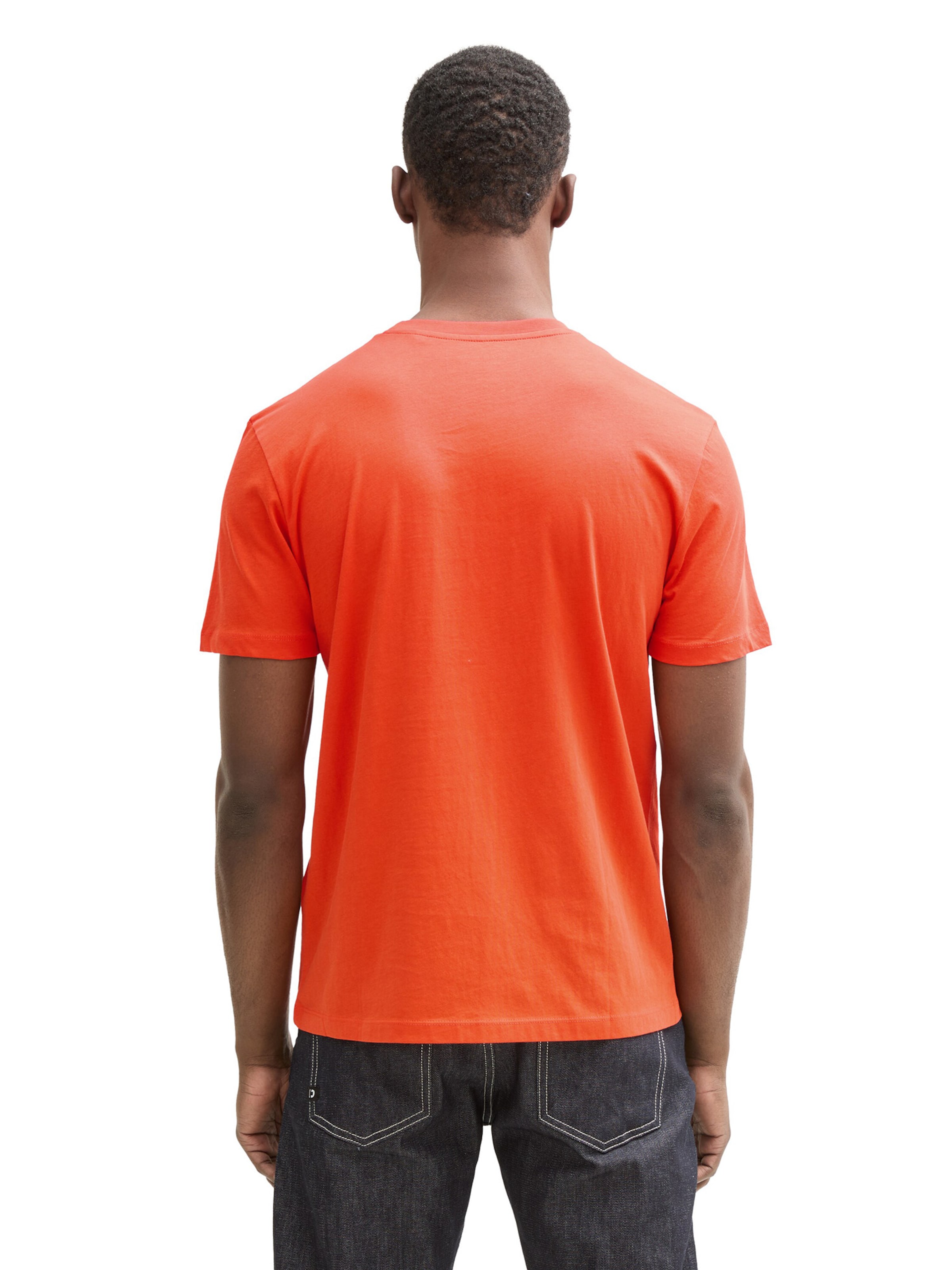 T-Shirt TOM TAILOR DENIM en rouge