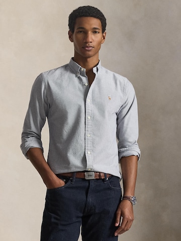 Polo Ralph Lauren Slim fit Overhemd in Blauw: voorkant