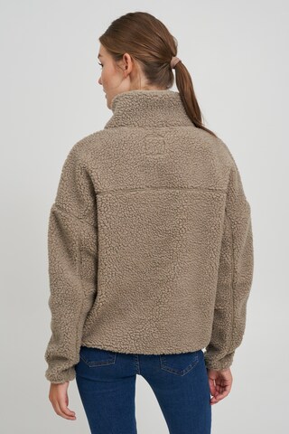 Oxmo Fleece Jacket 'Tonje' in Beige