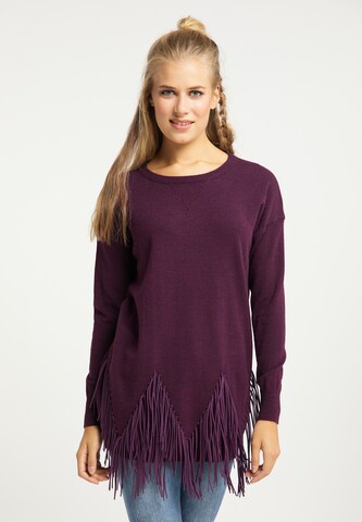 usha FESTIVAL Pullover in Lila: predná strana