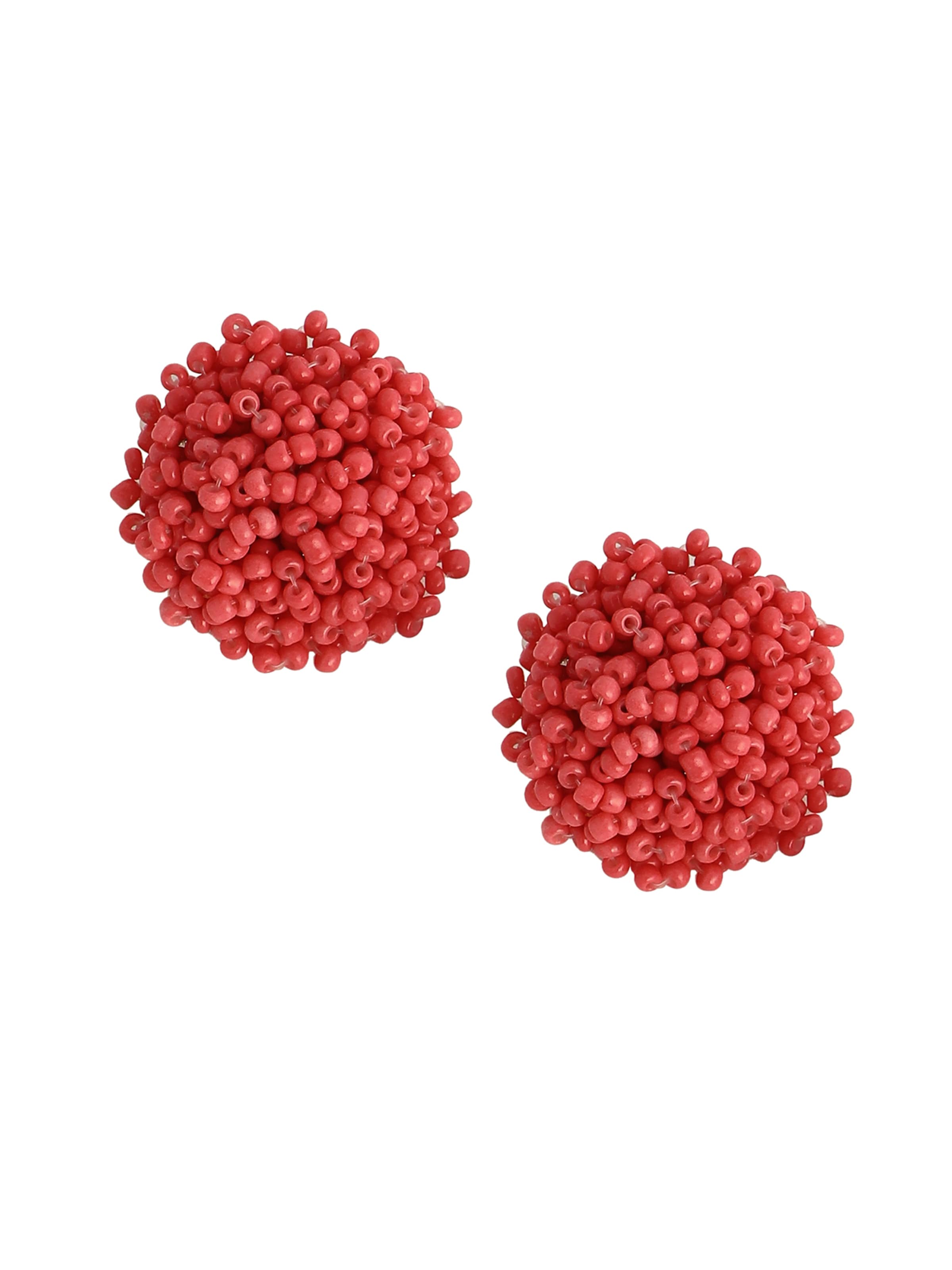 Boucles d'oreilles 'Daphne' SOHI en rose : devant