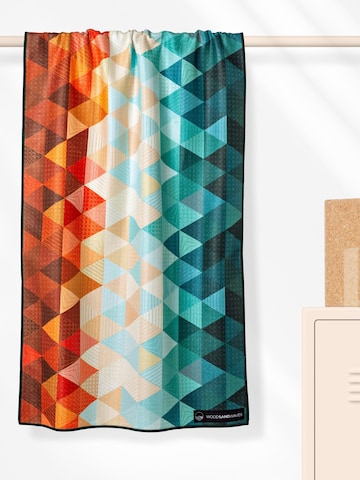 woodsandwaves Mat 'Kaleidoscope Orange' in Gemengde kleuren