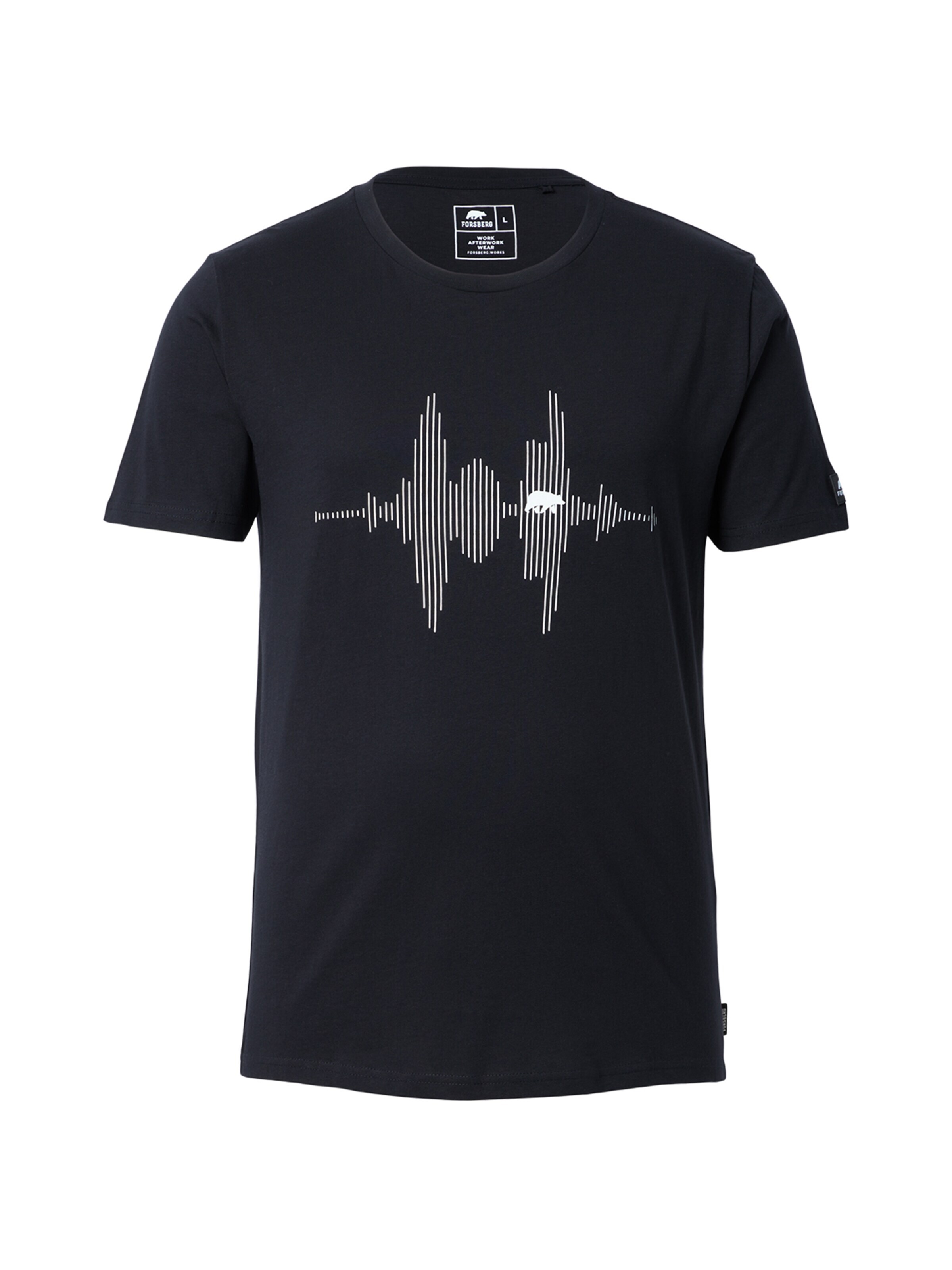 FORSBERG T-Shirt in Schwarz