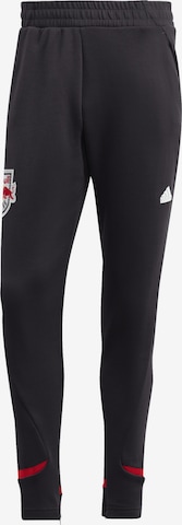 ADIDAS PERFORMANCE Slim fit Workout Pants in Black: front