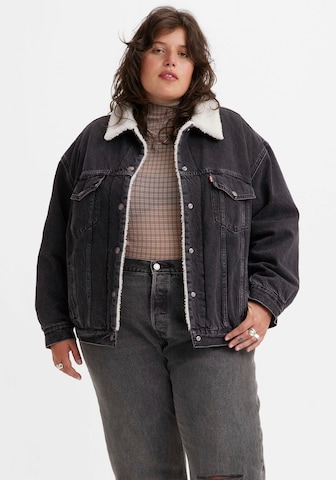 Levi's® Plus Übergangsjacke in Schwarz: predná strana