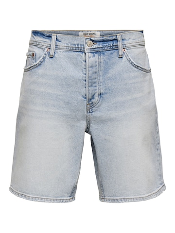 Only & Sons Regular Jeans 'ONSEDGE' in Blauw: voorkant