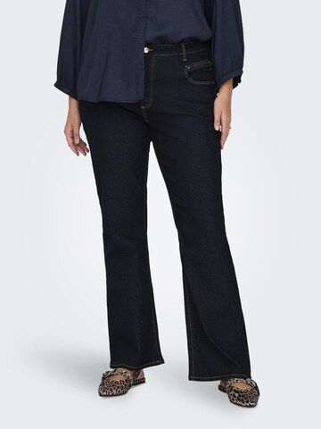 ONLY Carmakoma Regular Jeans 'CARSandra' in Blauw: voorkant