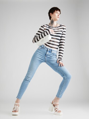 DIESEL Skinny Jeansy 'SLANDY' w kolorze niebieski