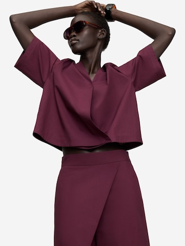 Adolfo Dominguez Top in Rood