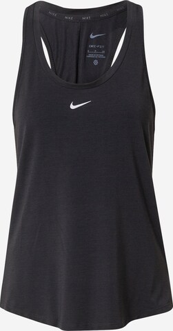 NIKE Sports Top in Black: front