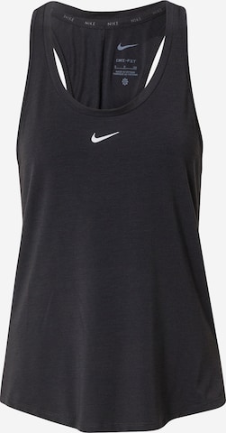 NIKE Αθλητικό τοπ σε μαύρο: μπροστά