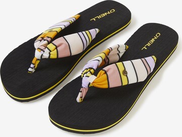 O'NEILL - Sandalias de dedo 'Ditsy Sun' en amarillo