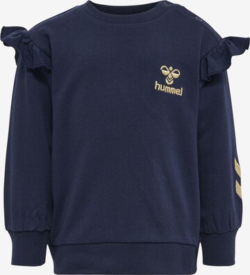 Hummel Sweatshirt 'Signe' in Blauw: voorkant