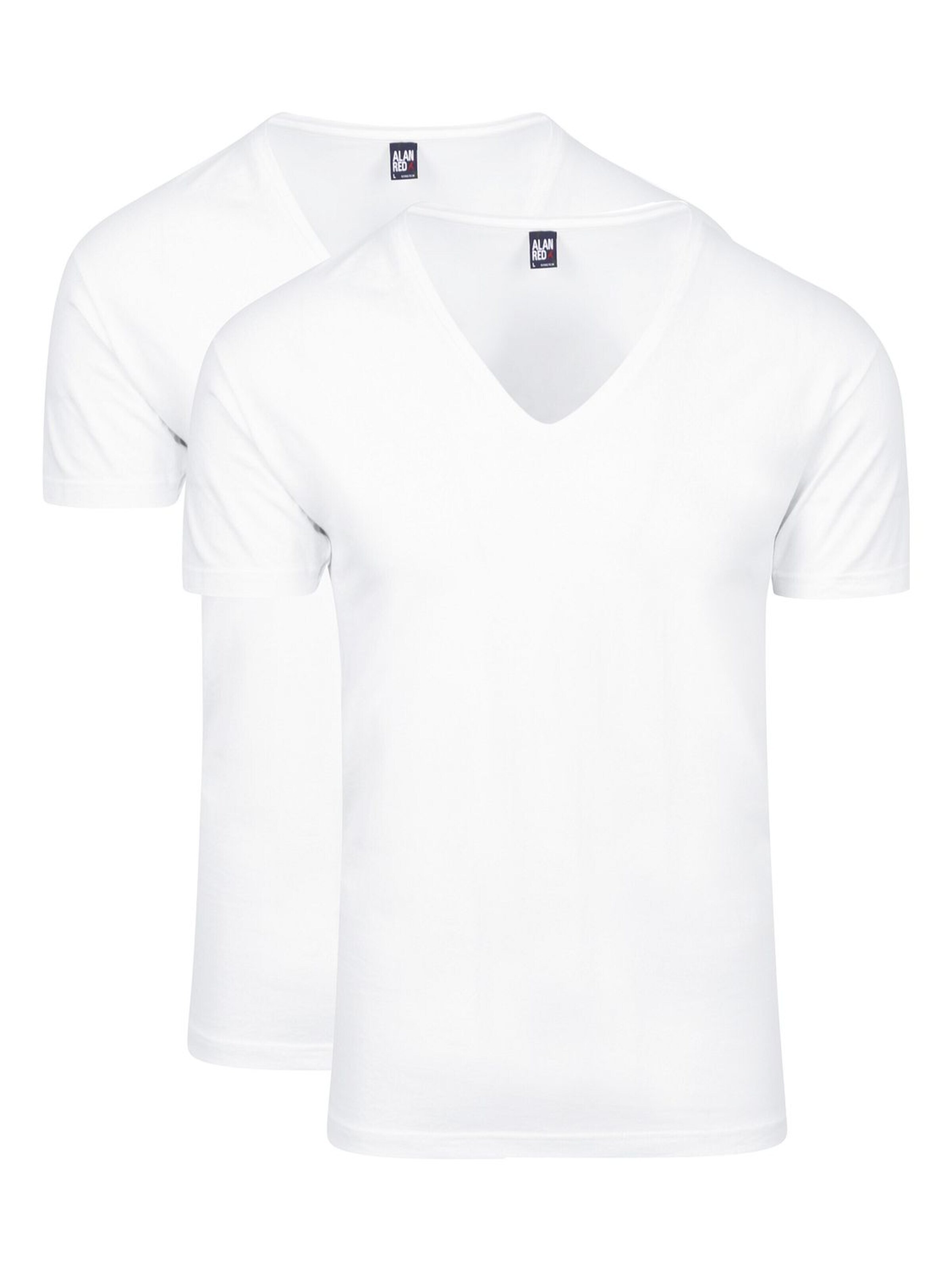 alan red Shirt 'NOV' in White: front